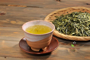 Loose leaf green tea. The Tea Time Shop