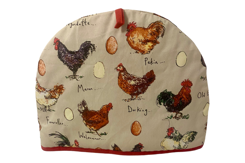 Teapot Cozy - Farmhouse Chickens
