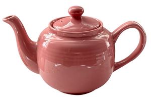 Pink teapot. The Tea Time Shop