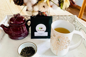 Darjeeling Premium green tea. The Tea Time Shop